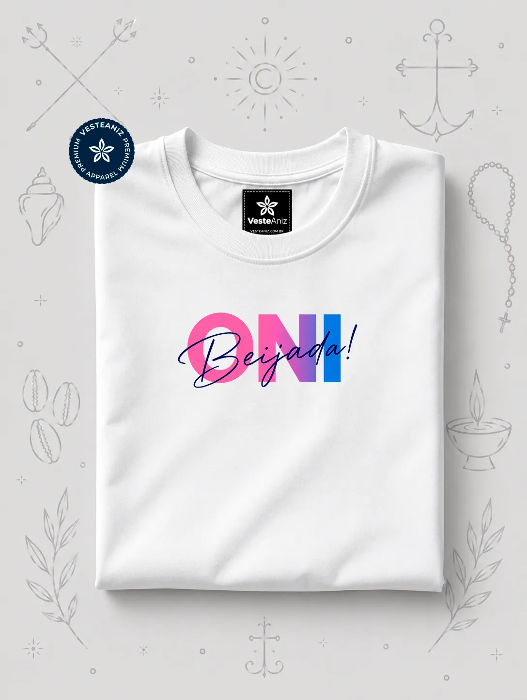 Camiseta Oni Beijada - Erês | VesteAniz 2