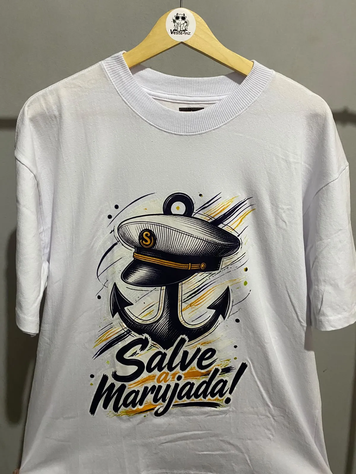 Camiseta Marinheiros Umbanda – Salve a Marujada | 100% Algodão