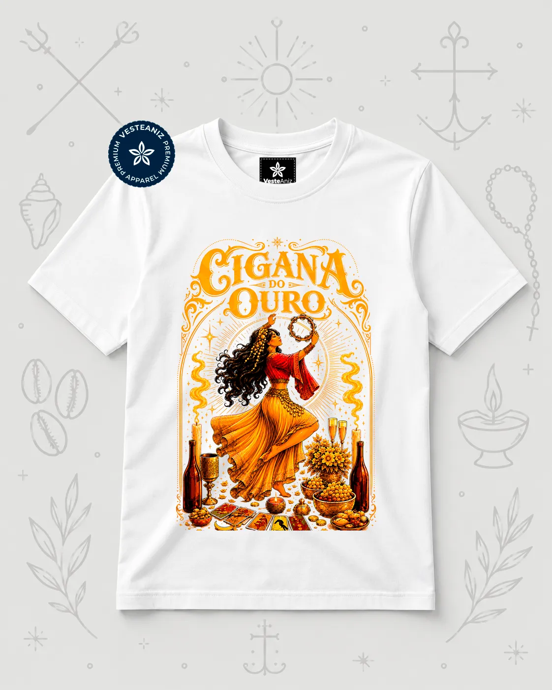 Camiseta Cigana do Ouro - Ouro que ela quer