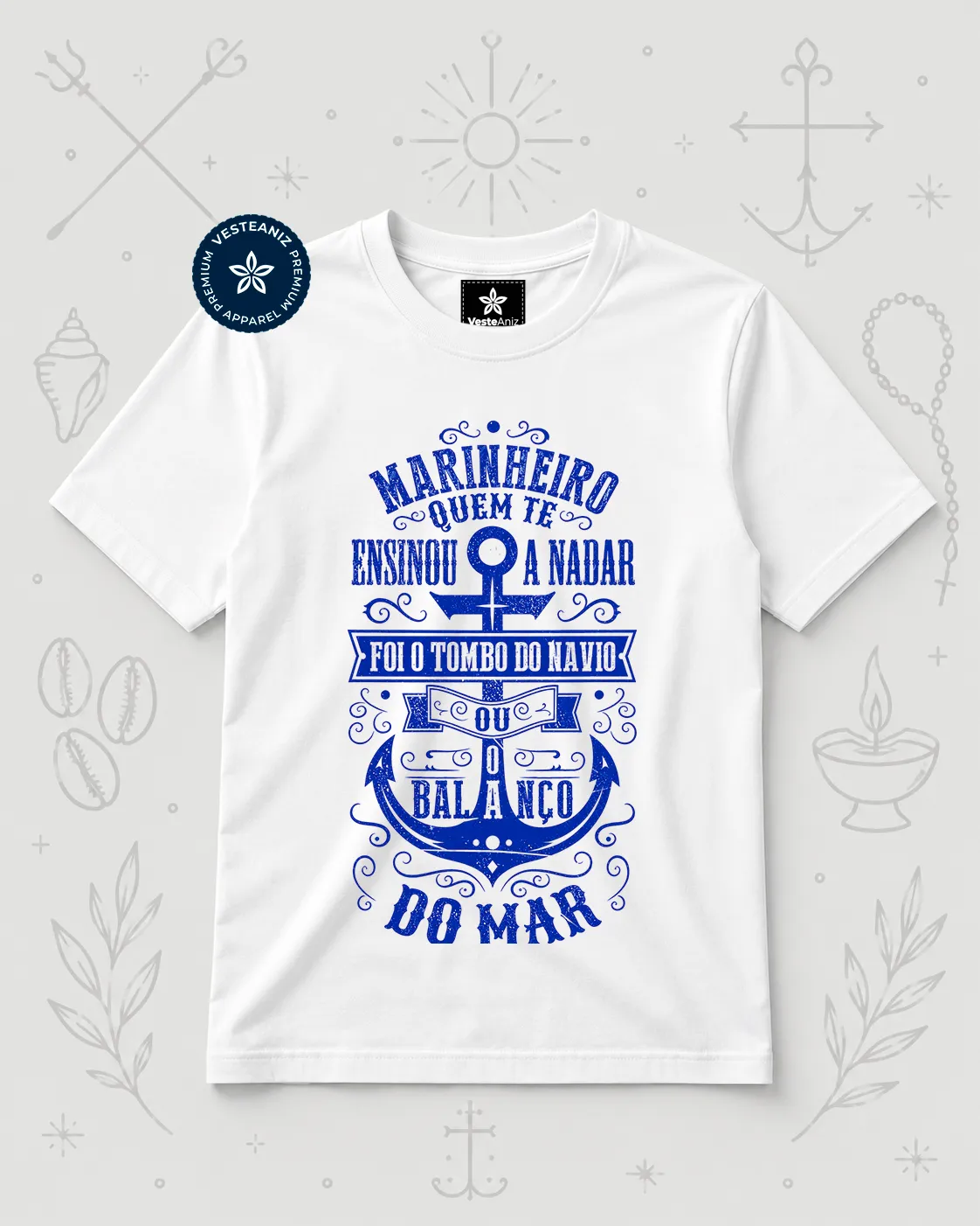 Camiseta Marinheiro - Quem te ensinou a nadar | VesteAniz