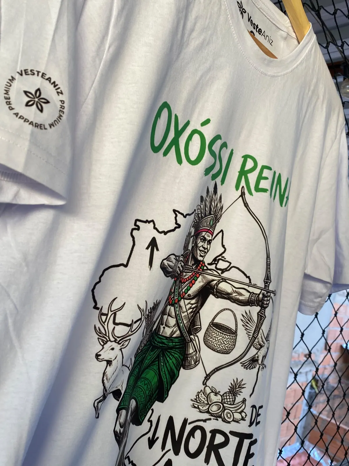 Camiseta Oxóssi Umbanda – De Norte a Sul | 100% Algodão 8