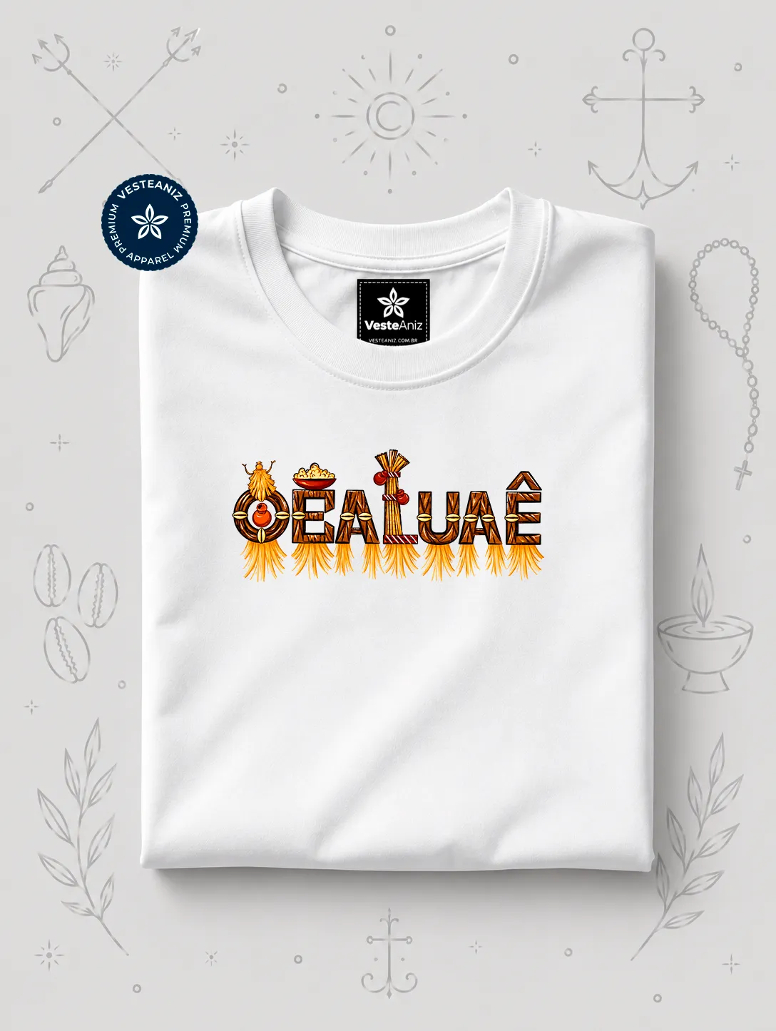 Camiseta Obaluaê | VesteAniz 2