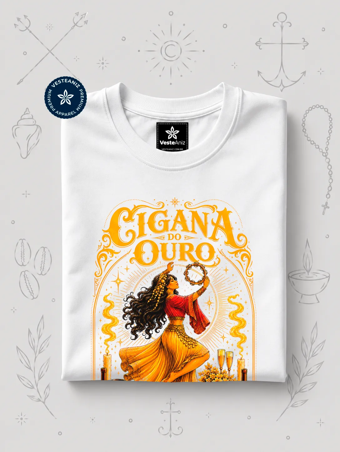 Camiseta Cigana do Ouro - Ouro que ela quer 2