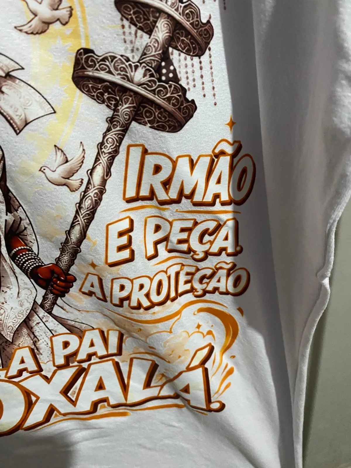 Camiseta Oxalá Umbanda – Fé e Proteção | 100% Algodão 5