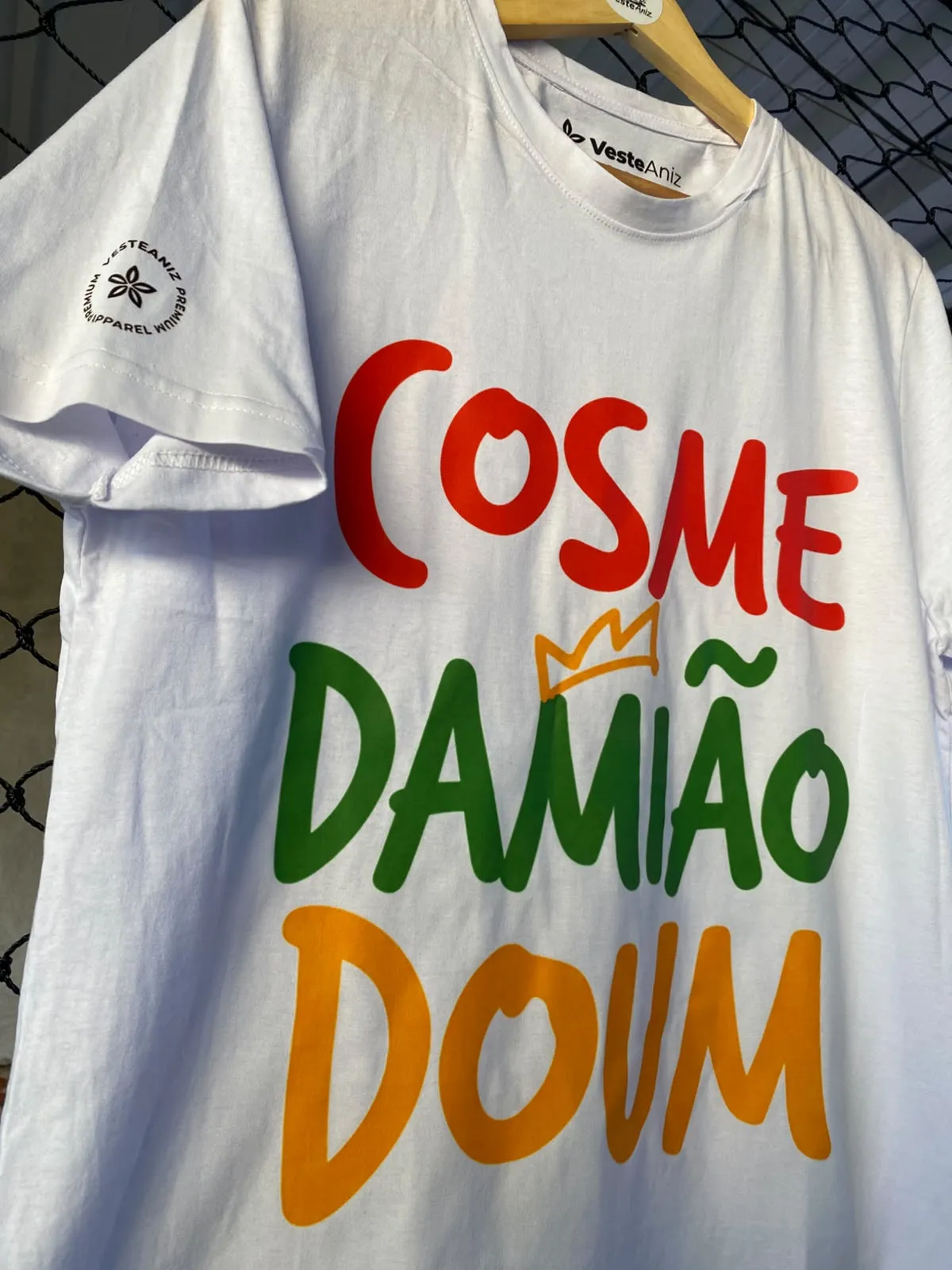 Camiseta Cosme, Damião e Doum Umbanda 100% Algodão 5
