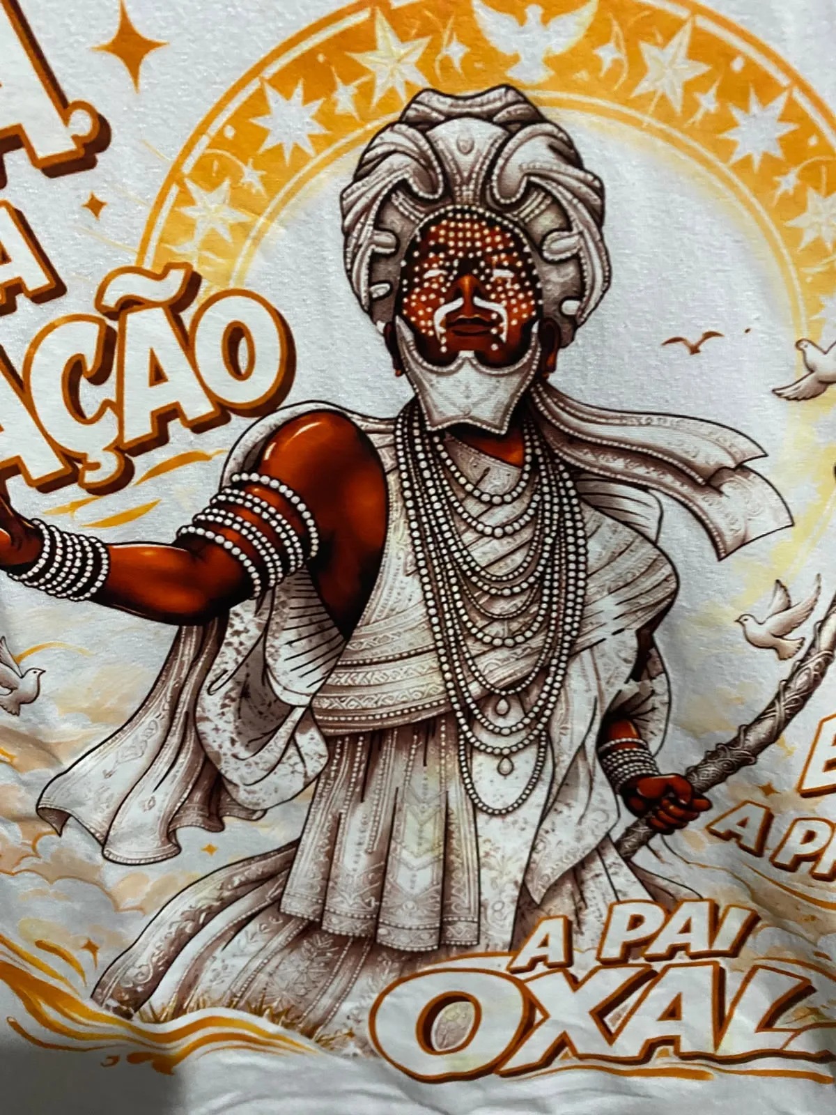 Camiseta Oxalá Umbanda – Fé e Proteção | 100% Algodão 6
