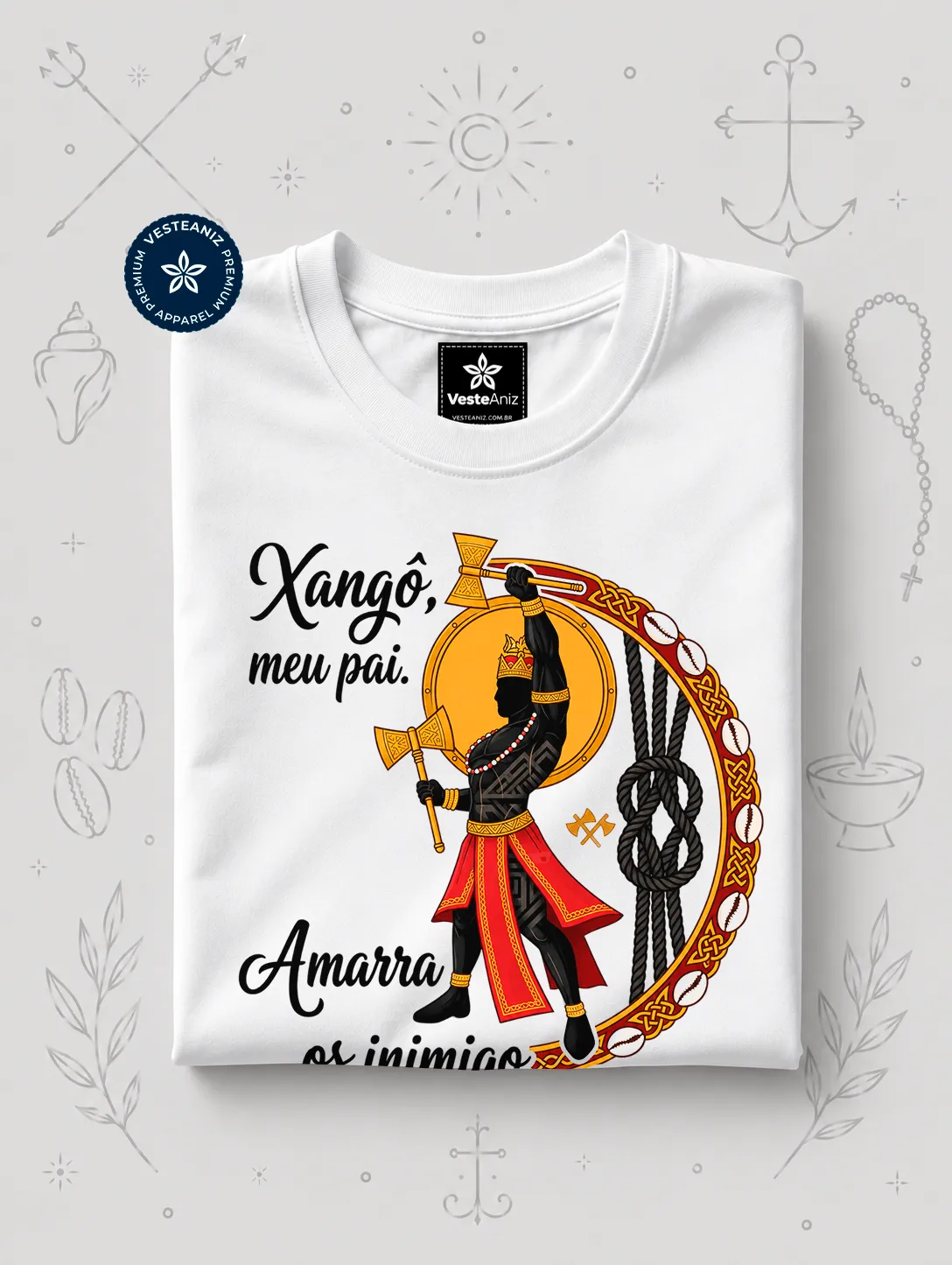 Camiseta Xangô - Amarra os inimigos 2