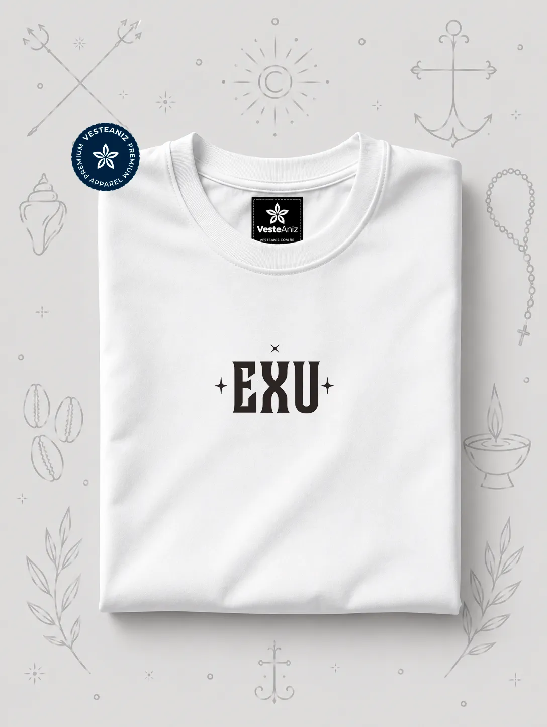 Camiseta Exu Caveira - É chegada a hora | VesteAniz 2