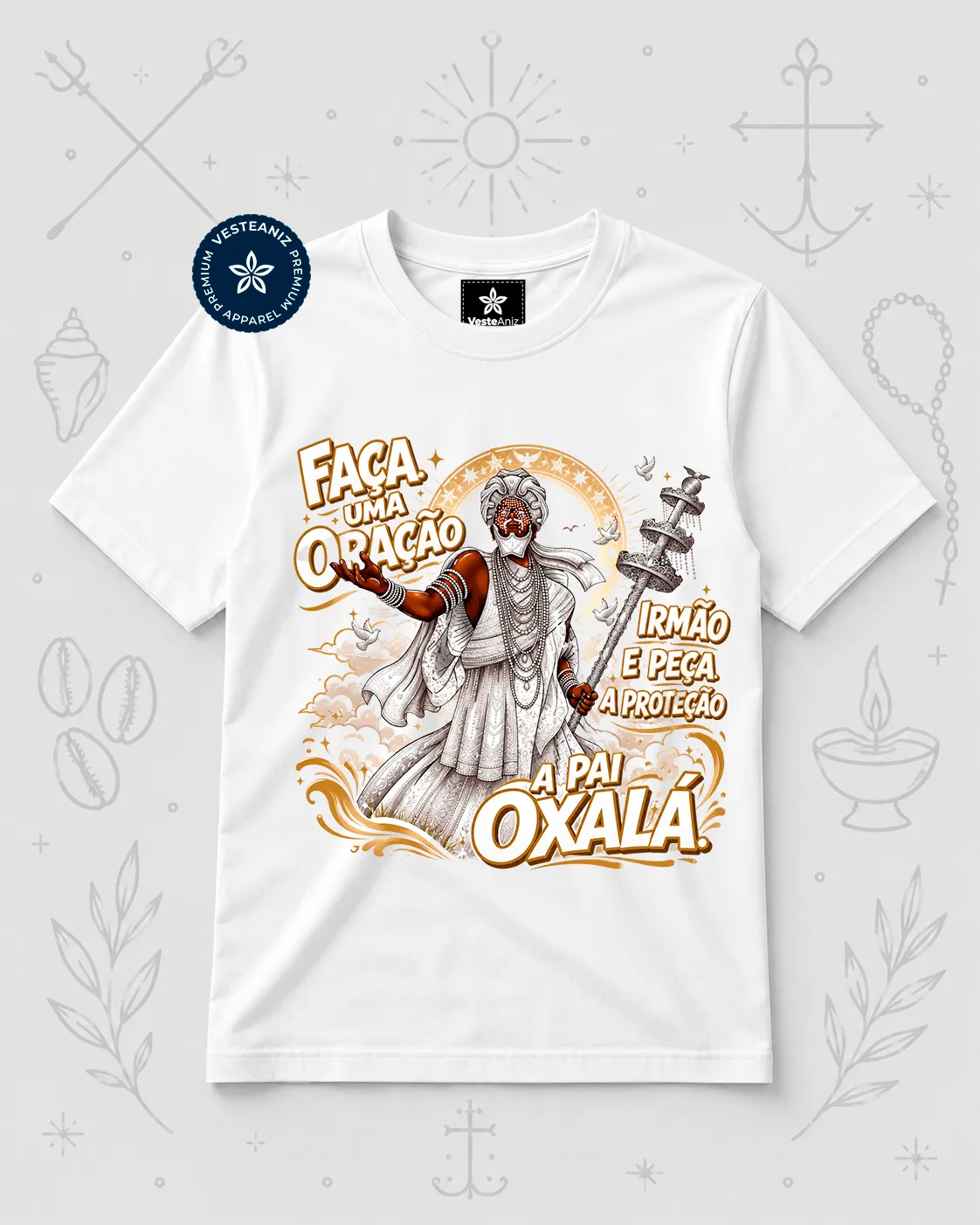 Camiseta Oxalá - Faça Uma Oração | VesteAniz